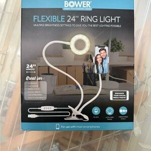 Bower Flexible 24" Ring Light - White